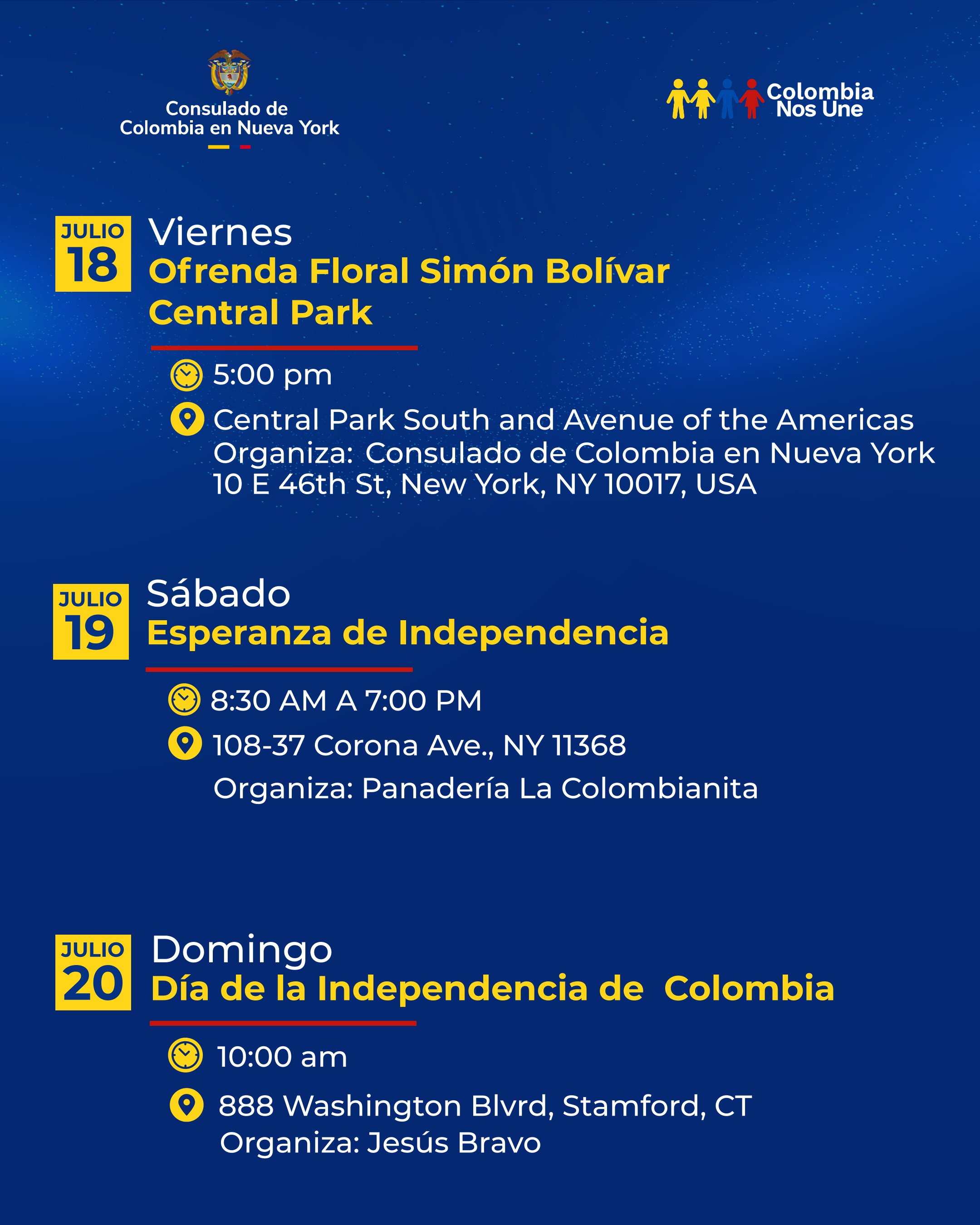 Nueva York 20 de julio de 2025
