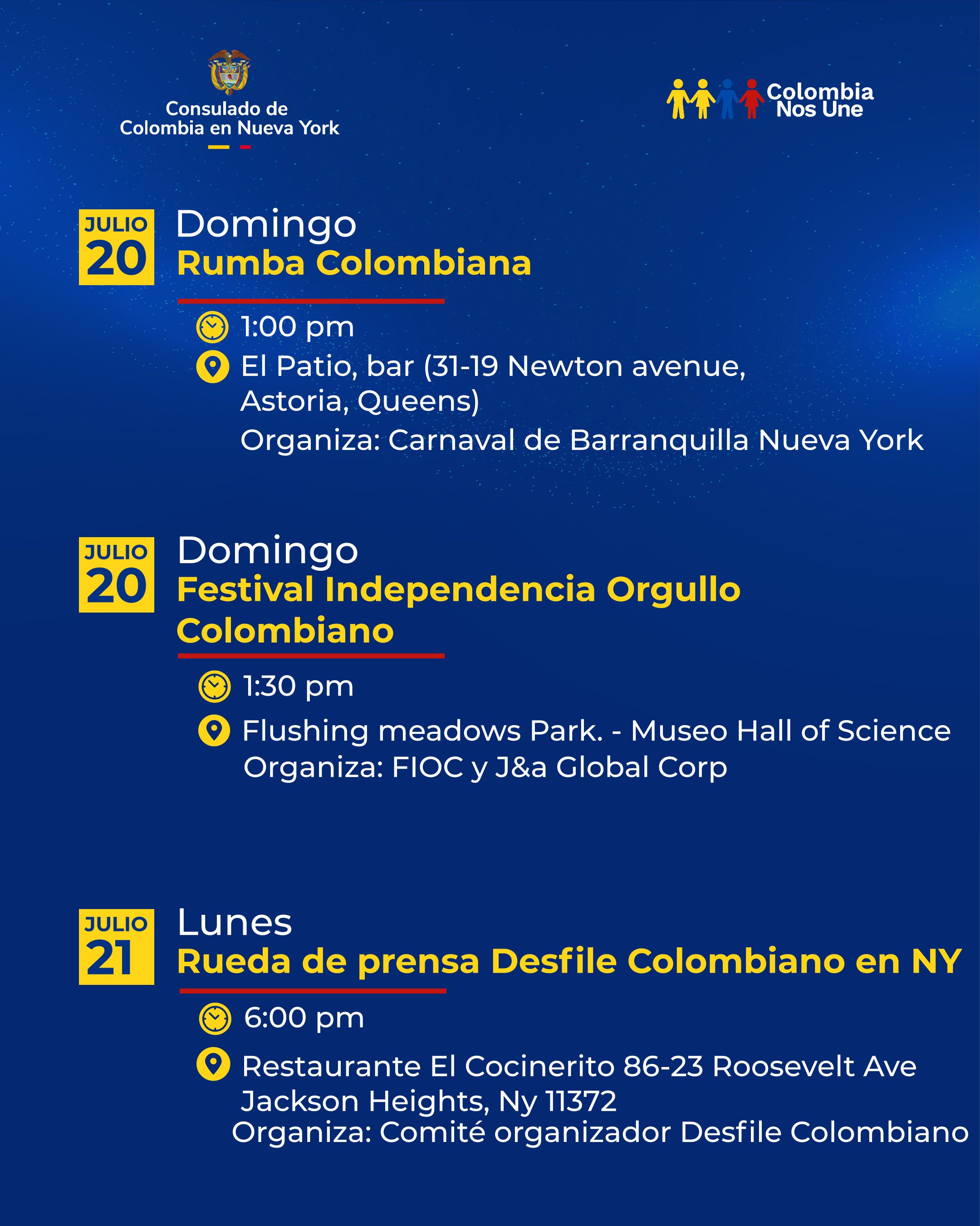 Nueva York 20 de julio de 2025