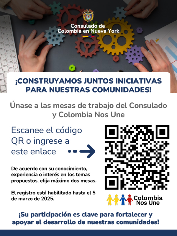 Nueva York mesa de trabajo consular