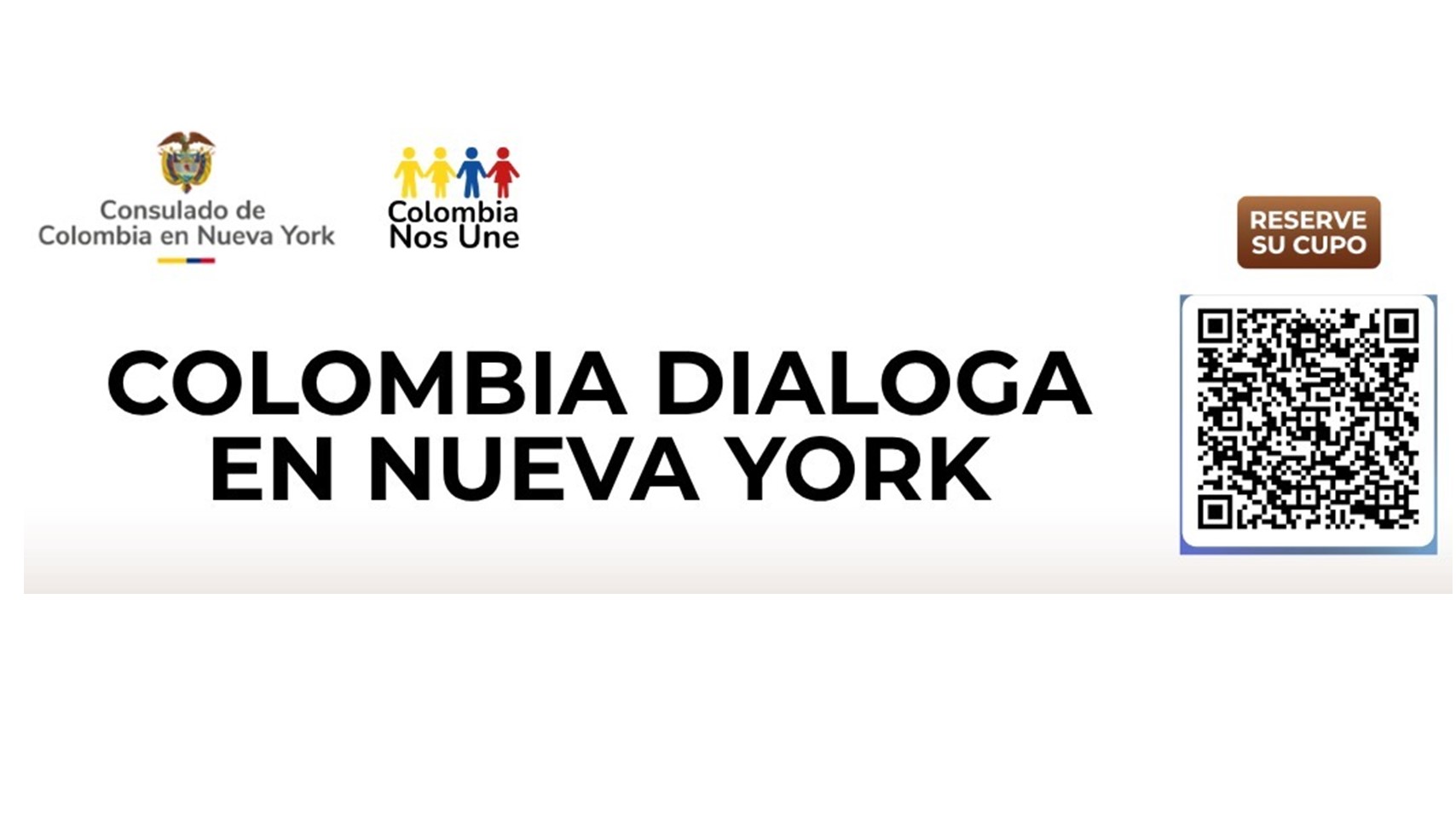 Consulado de Colombia en Nueva York y Colombia Nos Une te invitan al evento “Colombia Dialoga en Nueva York”