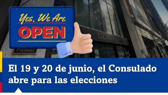 Consulado abierto este viernes y sábado para la jornada de votación anticipada