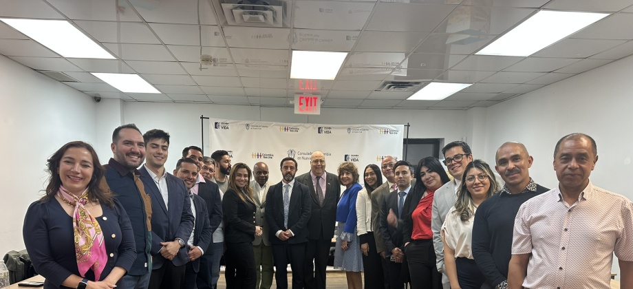 El Embajador de Colombia en EE.UU. junto con los Cónsules en Nueva York y Newark se reunieron con empresarios colombianos del área triestatal
