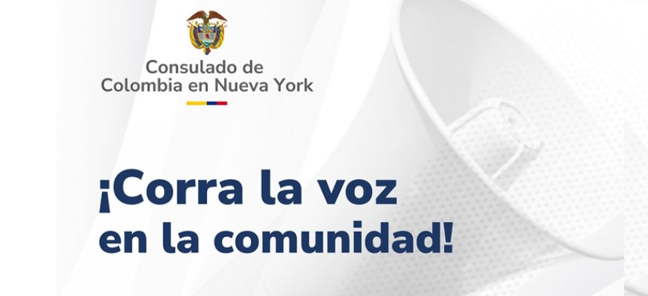 Desde septiembre, cada martes será día de atención sin cita para adultos mayores en el Consulado de Colombia en Nueva York
