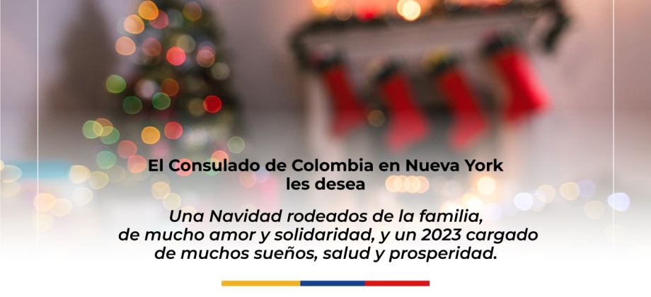 Mensaje de Navidad del Consulado de Colombia en Nueva York