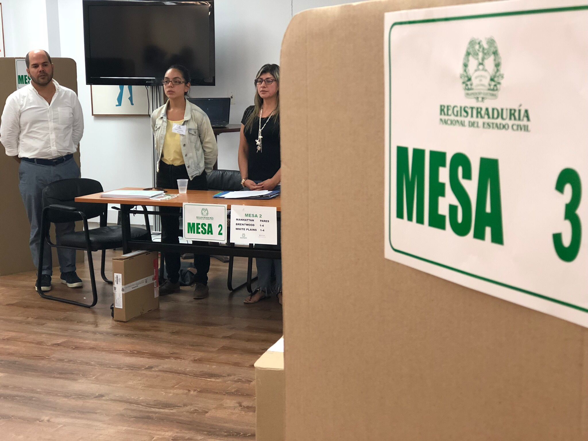 Urnas en Nueva York y Connecticut para que colombianos voten en las elecciones