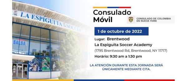 Para acceder a los trámites durante el Consulado Móvil en Brentwood debe tener cita. Solicitela el viernes 30 de septiembre a las 8:00 am