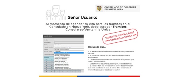 TRÁMITES CONSULARES –VENTANILLA ÚNICA–