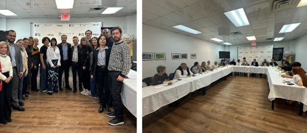 Cónsul Mejía se reunió con directores y productores participantes del Havana Film Festival New York