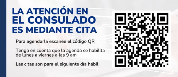 La atención en el Consulado de Colombia en Nueva York es mediante cita